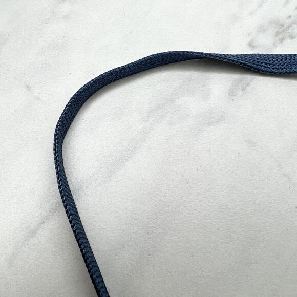 Blue Adjustable Double Clip ID Badge Holder School Work Lanyard Necklace - Picture 7 of 9